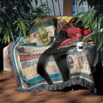 OP Sanji Woven Tapestry Throw Blanket – Stylish Wall Rug, Room & Home Decor, Collectible Gift - Image 3
