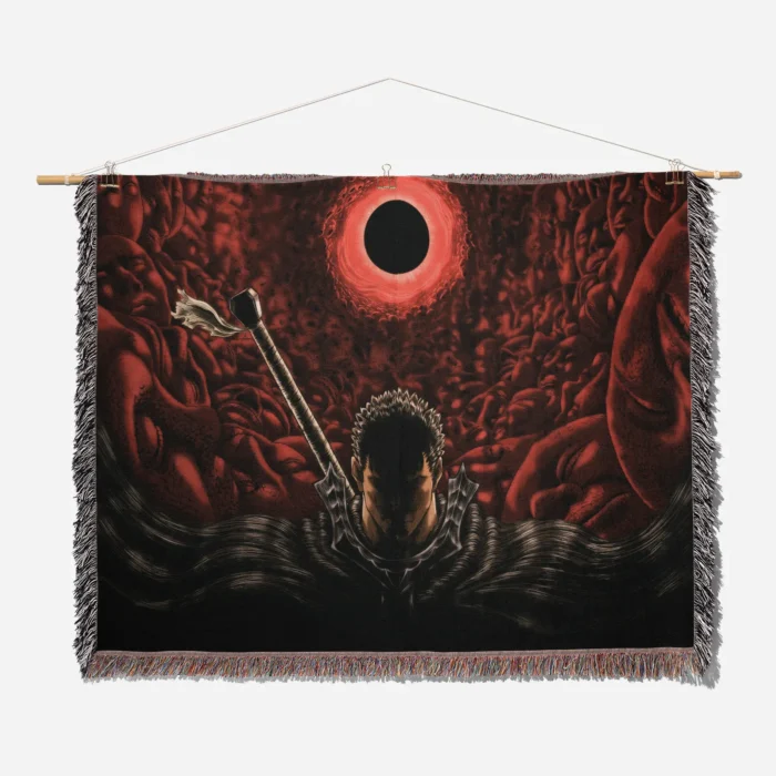 Berserk Woven Tapestry Throw Blanket – Unique Wall Rug, Picnic Mat & Home Decor, Ideal Gift - Image 2