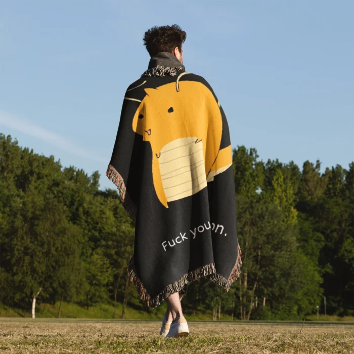 Dragonite Woven Tapestry Throw Blanket – Cute Wall Art, Room & Home Decor, Vibrant Home Accent - Image 5