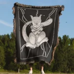Mewtwo Woven Tapestry Throw Blanket – Iconic Room Decor, Wall Art & Collectible Gift - Image 4