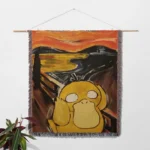Psyduck Woven Tapestry Throw Blanket – Fun Wall Hanging, Room & Home Decor, Quirky Accent - Image 2