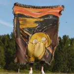 Psyduck Woven Tapestry Throw Blanket – Fun Wall Hanging, Room & Home Decor, Quirky Accent - Image 4