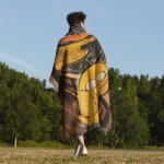 Psyduck Woven Tapestry Throw Blanket – Fun Wall Hanging, Room & Home Decor, Quirky Accent - Image 5