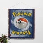Poke Card Back Woven Tapestry Throw Blanket – Unique Collectible Wall Art, Room & Home Decor - Image 2