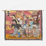 Poke Woven Tapestry Throw Blanket – Stylish Home Decor, Room & Wall Art, Pokemon Fan Favorite - Image 2