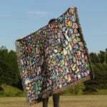 Poke Woven Tapestry Throw Blanket – Vibrant Wall Art, Cozy Room & Home Decor, Collectible Throw - Image 3
