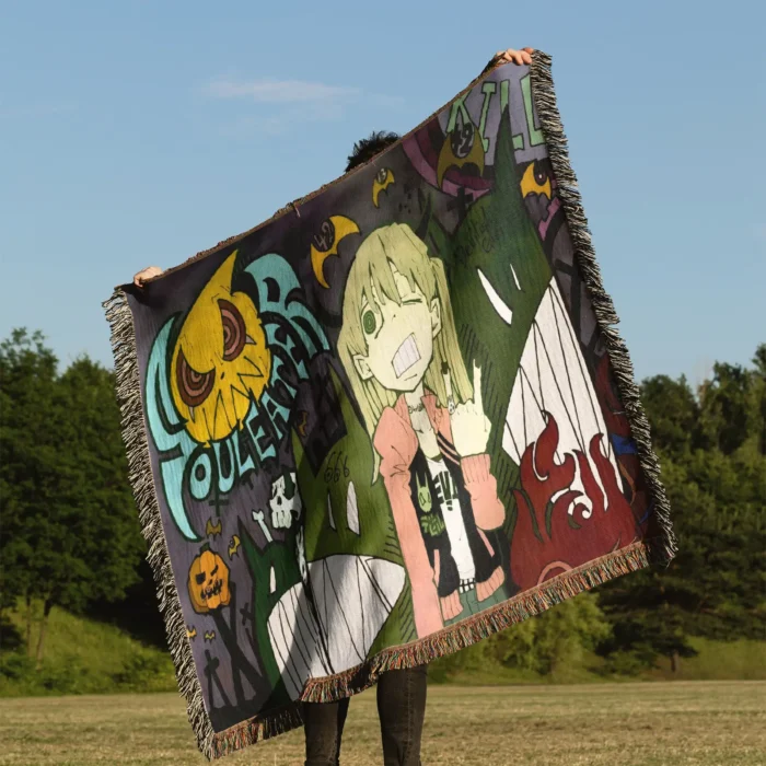 Soul Woven Tapestry Throw Blanket – Dark Fantasy Wall Art, Room & Home Decor, Cozy Throw - Image 3