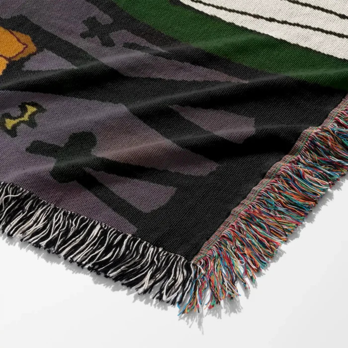 Soul Woven Tapestry Throw Blanket – Dark Fantasy Wall Art, Room & Home Decor, Cozy Throw - Image 6