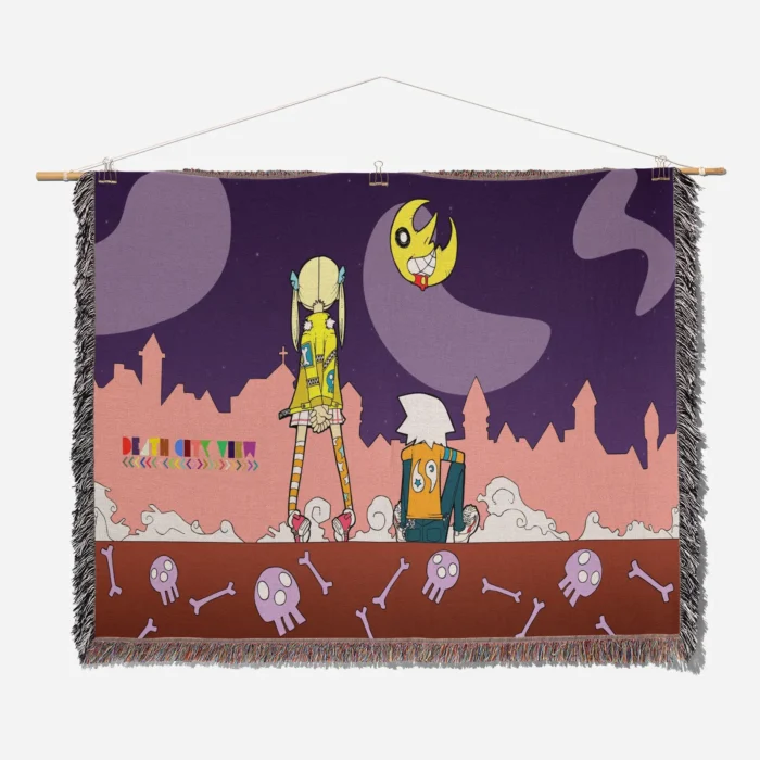 Soul Woven Tapestry Throw Blanket – Bold Wall Art, Room & Home Decor, Stylish Accent - Image 2