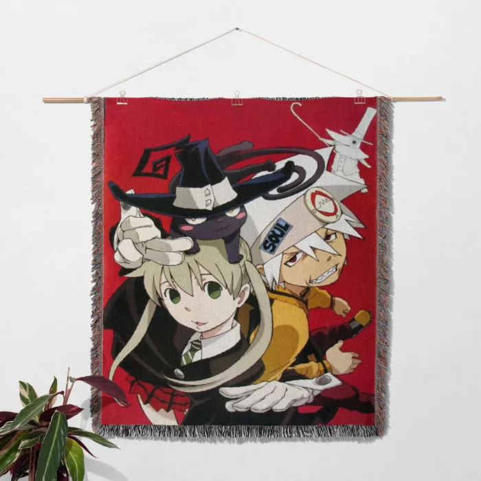 Soul Woven Tapestry Throw Blanket – Unique Home Decor, Room & Wall Art, Collectible Gift - Image 2