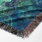 Ponyo Woven Tapestry Throw Blanket – Charming Wall Rug, Room & Home Decor, Cozy Throw - Image 6
