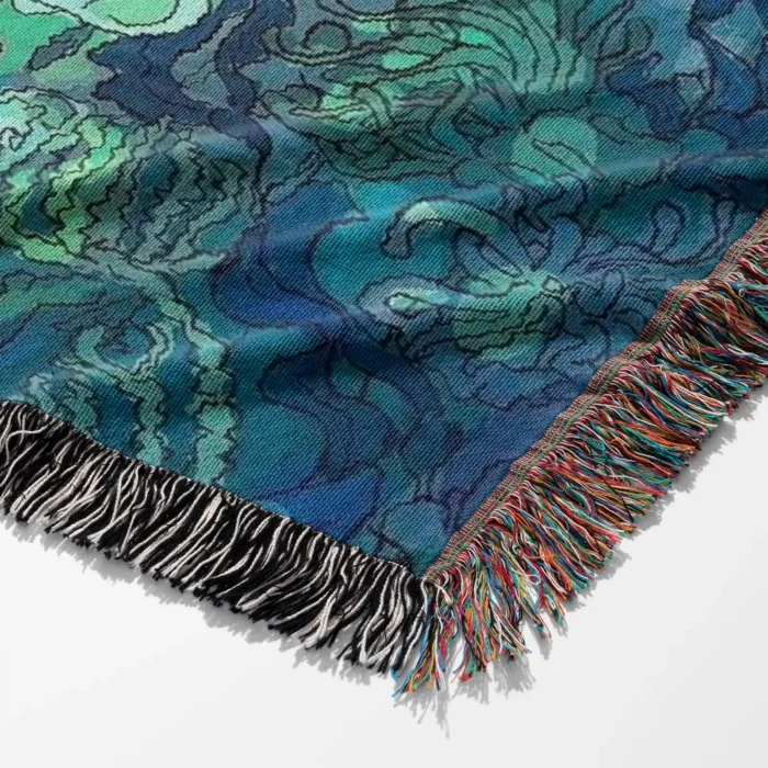 Ponyo Woven Tapestry Throw Blanket – Charming Wall Rug, Room & Home Decor, Cozy Throw - Image 6