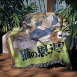 The Cat Returns Woven Tapestry Throw Blanket – Magical Wall Hanging, Room & Home Decor - Image 3