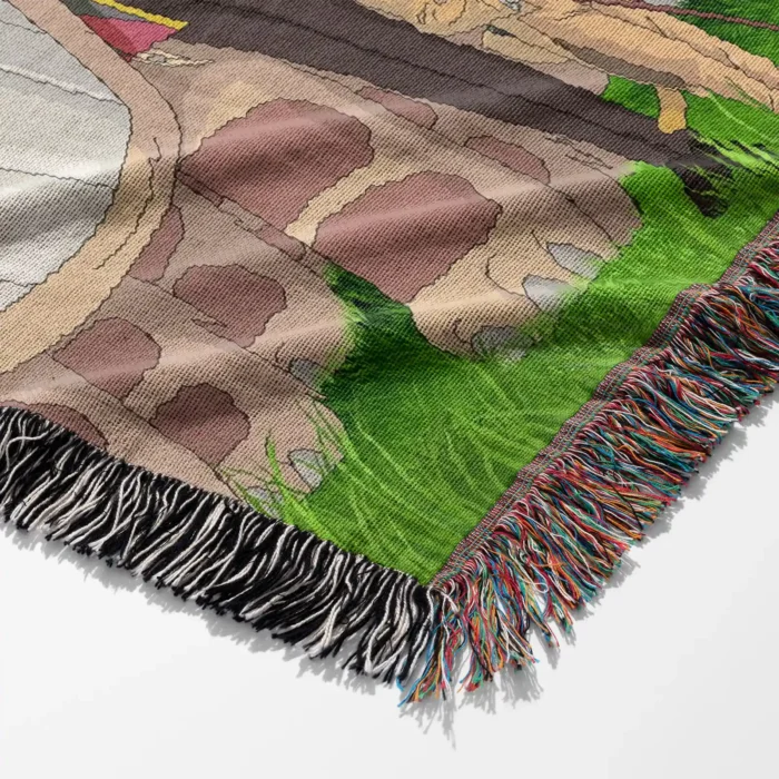 My Neighbor Totoro Woven Tapestry Throw Blanket – Cozy Throw, Wall Art & Room Decor - Image 6