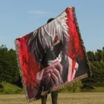 Ghoul Woven Tapestry Throw Blanket – Unique Home Accent, Room & Wall Art - Image 3
