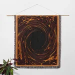 YGO Card Back Woven Tapestry Throw Blanket – Classic Collectible Room Decor, Wall Art Accent - Image 2