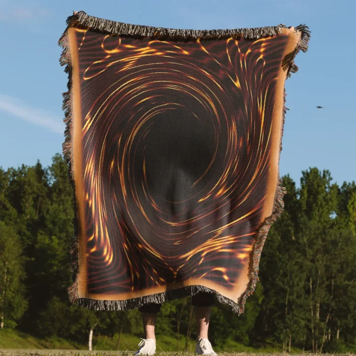 YGO Card Back Woven Tapestry Throw Blanket – Classic Collectible Room Decor, Wall Art Accent - Image 4
