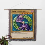 YGO Dark Magician Card Woven Tapestry Throw Blanket – Legendary Card Inspired Throw, Room & Wall Decor - Image 2