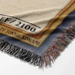 YGO Dark Magician Card Woven Tapestry Throw Blanket – Legendary Card Inspired Throw, Room & Wall Decor - Image 6