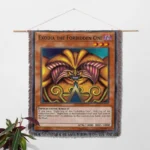 YGO Exodia the Forbidden One Card Woven Tapestry Throw Blanket – Rare Collectible Wall Rug, Room & Home Decor - Image 2