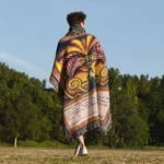 YGO Exodia the Forbidden One Card Woven Tapestry Throw Blanket – Rare Collectible Wall Rug, Room & Home Decor - Image 5