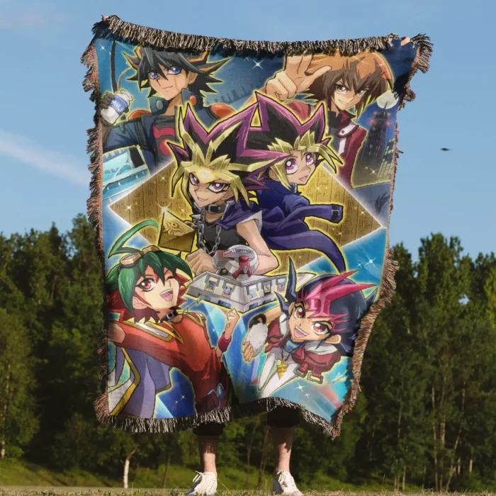 YGO Woven Tapestry Throw Blanket – Unique Wall Art, Room & Home Decor, Collectible Throw - Image 4