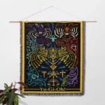 YGO Woven Tapestry Throw Blanket – Classic Room Decor, Wall Art & Home Accent - Image 2