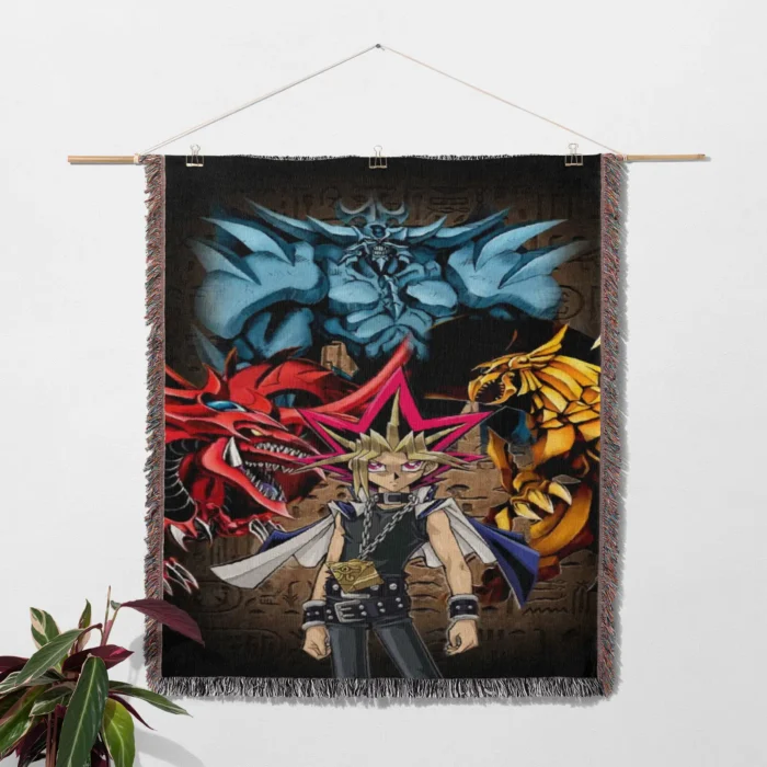 YGO Woven Tapestry Throw Blanket – Vibrant Throw, Wall Hanging & Room Decor - Image 2