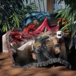 YGO Woven Tapestry Throw Blanket – Vibrant Throw, Wall Hanging & Room Decor - Image 3