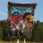 YGO Woven Tapestry Throw Blanket – Vibrant Throw, Wall Hanging & Room Decor - Image 4