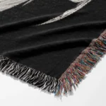 CSM Aki Hayakawa Woven Tapestry Throw Blanket – Dark Wall Art, Room & Home Decor, Collectible Gift - Image 6