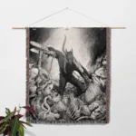 CSM Denji Woven Tapestry Throw Blanket – Unique Wall Rug, Home & Room Decor, Perfect Gift - Image 2