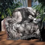 CSM Denji Woven Tapestry Throw Blanket – Unique Wall Rug, Home & Room Decor, Perfect Gift - Image 3