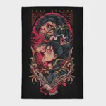 This *Attack on Titan* Eren Yeager rug is the perfect anime gift for boys' bedrooms, gaming setups, or dorm rooms. A great choice for fans of the series.