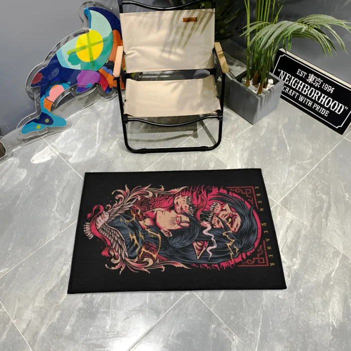 AOT Eager Yeager Rug – Perfect Gift for Boys Bedroom, Gaming Room, or Dorm - Image 3