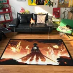 AOT Ruined City Rug – Unique Floor Rug for Anime-Themed Bedroom or Game Room - Image 2