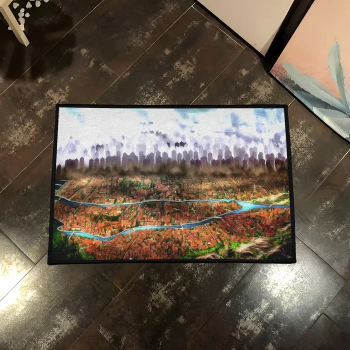 AOT Walled City Rug – Epic Room Decor for Boys Bedroom or Gaming Room - Image 2