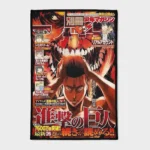 This *Attack on Titan* manga comic cover rug makes a great decor piece for boys' bedrooms or game rooms. A must-have collectible for fans.