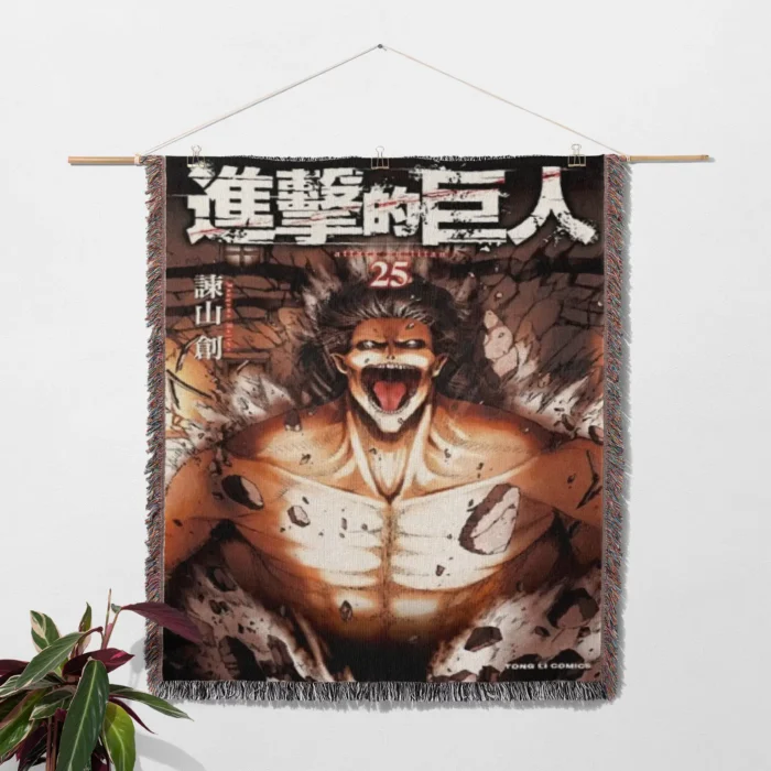 AOT Woven Tapestry Throw Blanket – Stylish Wall Art, Room & Home Decor, Perfect Gift - Image 2