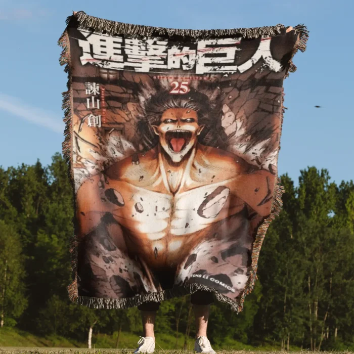 AOT Woven Tapestry Throw Blanket – Stylish Wall Art, Room & Home Decor, Perfect Gift - Image 4