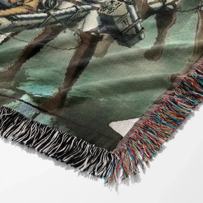 AOT Woven Tapestry Throw Blanket – Cool Wall Art, Cozy Room & Home Decor, Must-Have Merch - Image 6