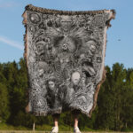 AOT Nine Titan Woven Tapestry Throw Blanket – Stunning Wall Rug, Picnic Mat & Home Display, Great Gift - Image 4