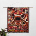AOT Manga Cover Woven Tapestry Throw Blanket – Unique Wall Rug, Room & Home Decor, Must-Have Merch & Gift - Image 2