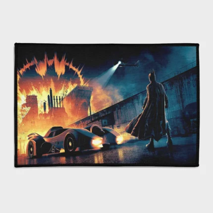 This unique Bats rug brings the iconic *Batman* design into your room decor. Perfect for superhero-themed rooms or as a collector’s gift, it adds a striking and bold touch to any fan's space.