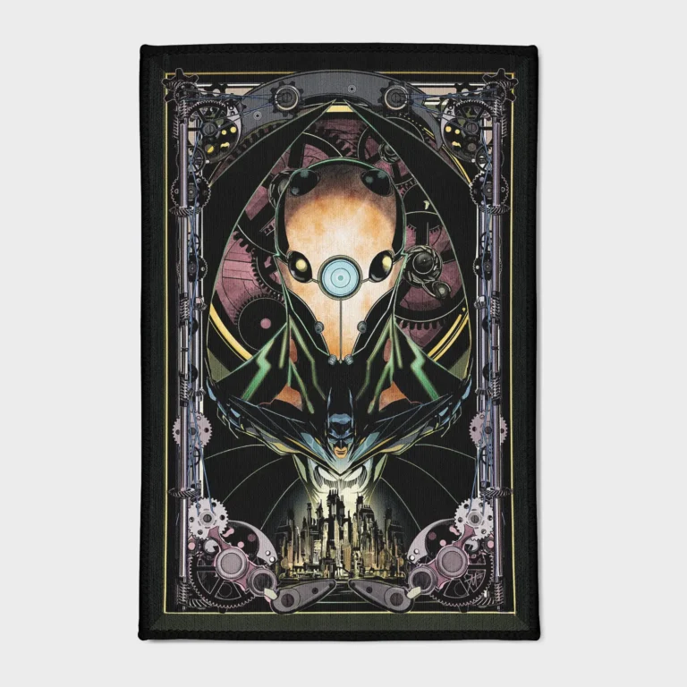 Embrace the heroism of *Batman* with this Bats rug. Perfect for game rooms or as a fan gift, it adds an epic and bold DC vibe to your space, ideal for superhero fans.