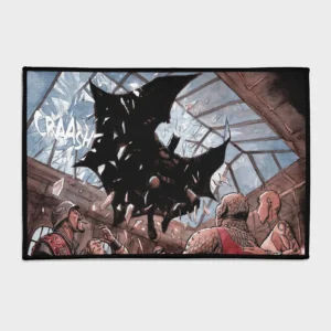 For fans of the *Batman* comics, this Bats area rug is the perfect addition to boys' bedrooms or otaku setups. Stylish and dynamic, it adds an iconic comic vibe to any space.