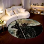 Guts Round Rug – Epic Rug for Gaming Room or Boys Room Gift - Image 2