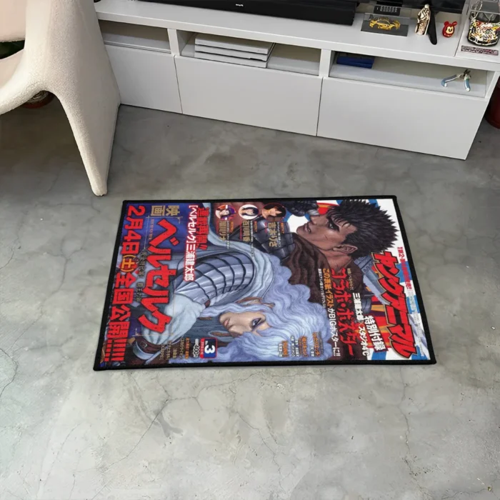 Berserk Comic Cover Rug – Epic Gift for Fans, Game Room or Bedroom Decor - Image 3