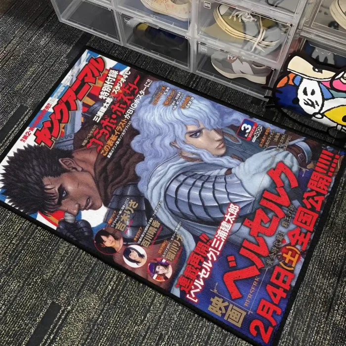 Berserk Comic Cover Rug – Epic Gift for Fans, Game Room or Bedroom Decor - Image 4