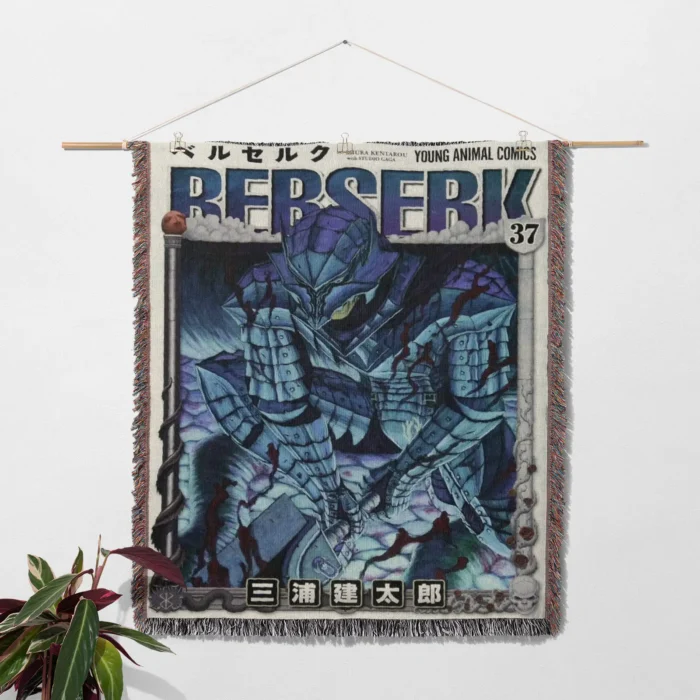 Berserk Manga Woven Tapestry Throw Blanket – Vintage Wall Art, Cool Room Decor, Collectible Accent - Image 2